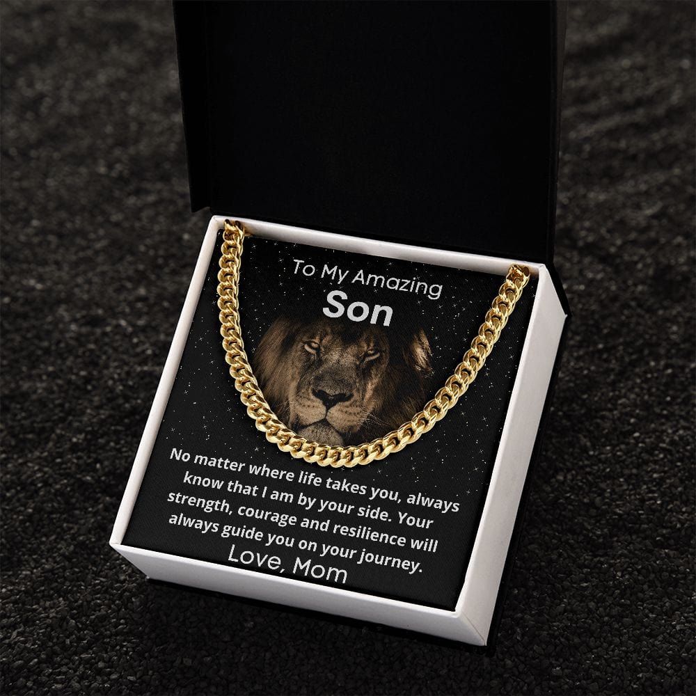 To My Amazing Son | Cuban Chain Link | Always By Your Side