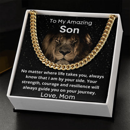 To My Amazing Son | Cuban Chain Link | Always By Your Side