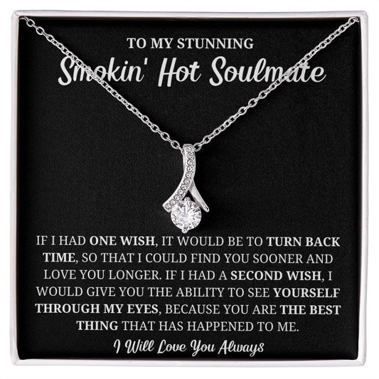To My Stunning' Hot Soulmate | Necklace Gift for Her