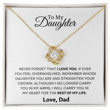 To My Daughter | Carry You In My Heart