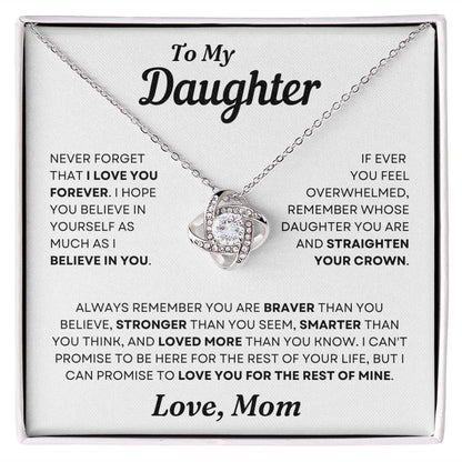 To My Daughter | Straighten You Crown | Love Mom