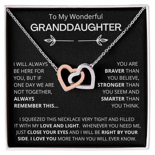 [Almost Sold Out] To My Wonderful Granddaughter | Always Here For You | Gift Set