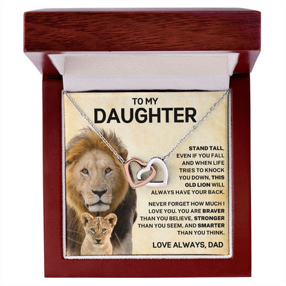 To My Daughter | This Old Lion | Daughter Necklace