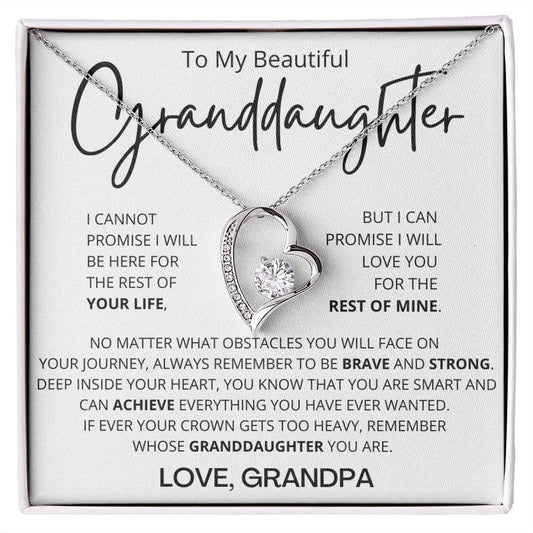 To My Beautiful Granddaughter | Love Grandpa